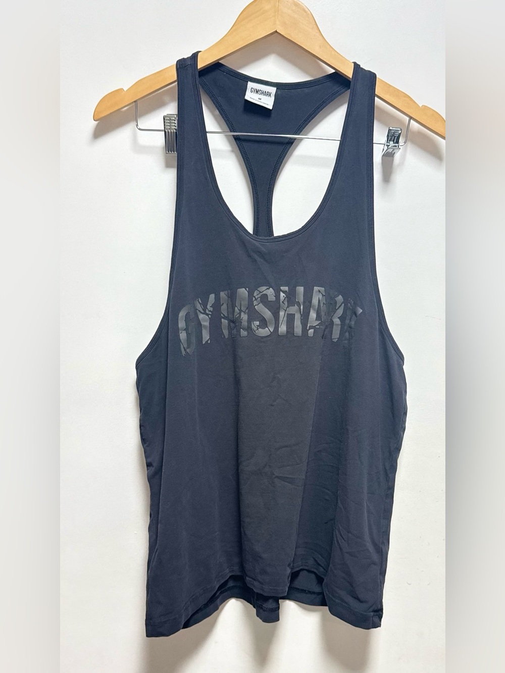 Gymshark Black Men's Graphic Logo Tank - Picture 2 of 9